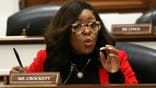 US Rep. Jasmine Crockett (D-TX) speaks during a "Oversight and Government Reform" hearing on Capitol Hill, in Washington, DC, on February 12, 2025. (Photo by Alex Wroblewski / AFP) (Photo by ALEX WROBLEWSKI/AFP via Getty Images)