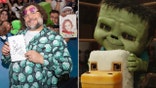 side by side photos of Jack Black and The Minecraft Chicken Jockey