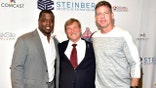 Kordell Stewart, Leigh Steinberg and Troy Aikman