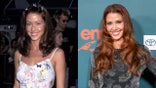 Shannon Elizabeth in 1999 and Shannon Elizabeth in 2024