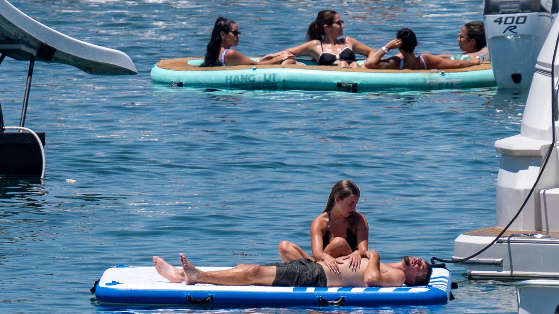 Spring breakers on the lake in Florida.