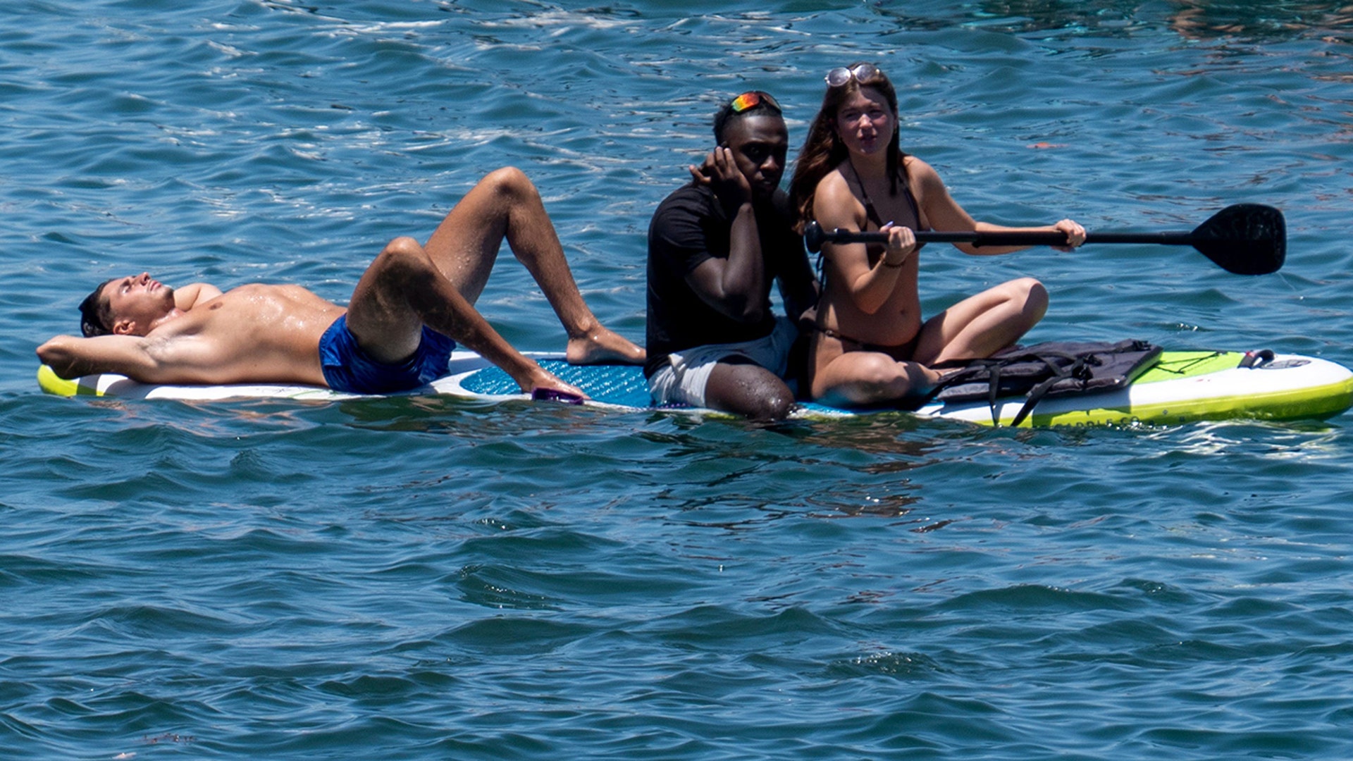 Spring breakers on the lake in Florida.