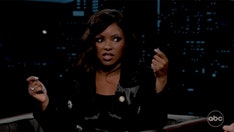 Jasmine Crockett tells Jimmy Kimmel she will 'absolutely' take head-to-head IQ test against Trump