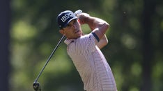 PGA star signs woman's leg after hitting it with errant tee shot