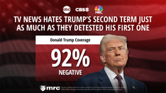 ABC, NBC and CBS slap Trump with 92% negative coverage as 100th day of second term approaches, study finds
