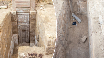 Archaeologists stunned by royal discovery behind 'massive' granite false door - Fox News