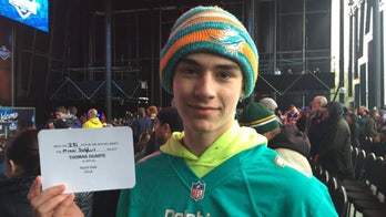 NFL hopeful returns to draft as prospect nearly 10 years after stepping on stage to announce Dolphins pick