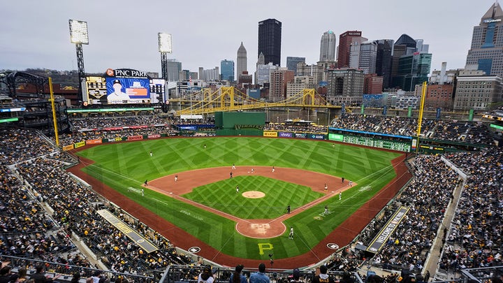GRAPHIC VIDEO: Baseball fan falls plummets from stands to field at Pirates game