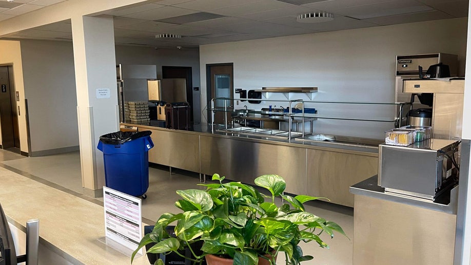 A kitchen area for inmates to prepare food