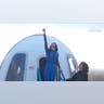 Katy Perry exits Blue Origin hatch