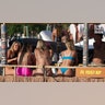 Women in bikinis celebrate spring break in Florida.