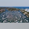 Spring breakers crowd lake in Florida.