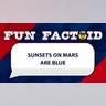 sunsets on mars are blue