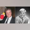 Actor Jay North holds a Dennis the Menace puppet, portrait from series.