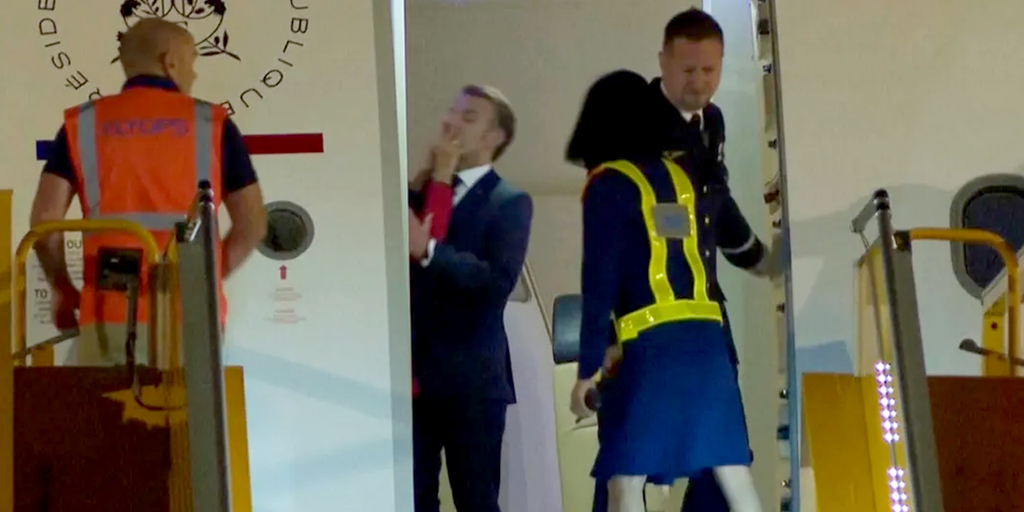 French first lady seen shoving President Macron in the face in viral clip and more top headlines
