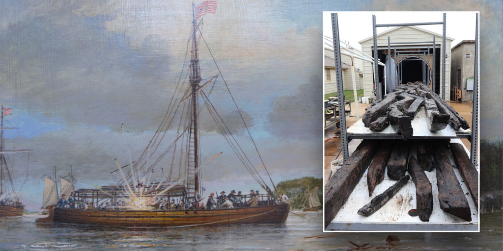 ・１９１８年・Navy Museum of Kronborg・２０cm・ＲＣ・ Rare 18th-century warship discovered at World Trade Center site