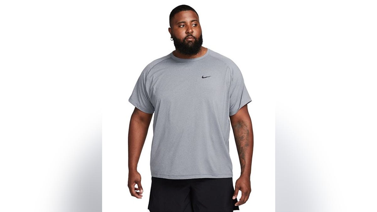 An oversized, sweat-wicking tee.