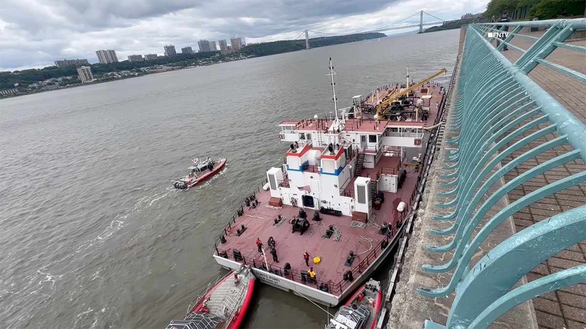 NYPD is responding to a boat explosion on Saturday that killed one New York City Department of Environmental Protection employee and injured two others.