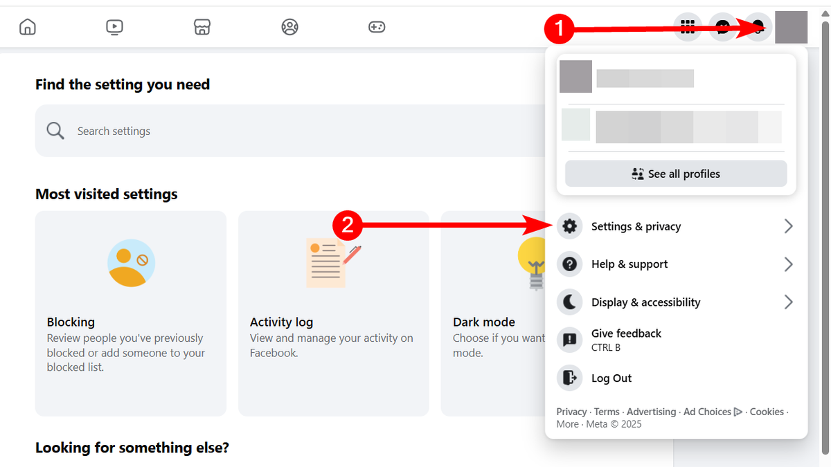 facebook access 2