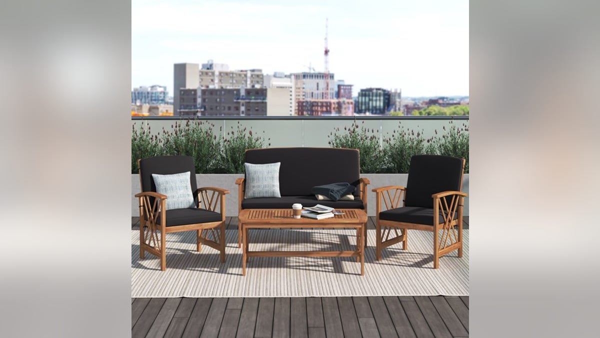 This decorative seating are will bring some class to your patio area.?