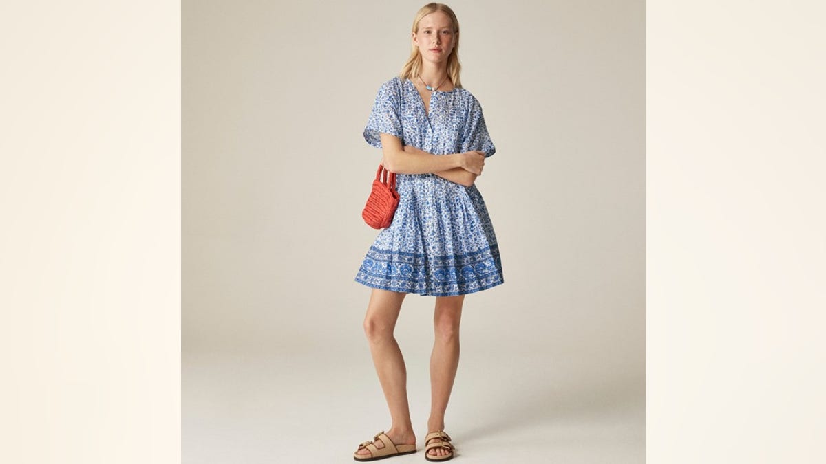 Add an adorable floral print dress to your closet.