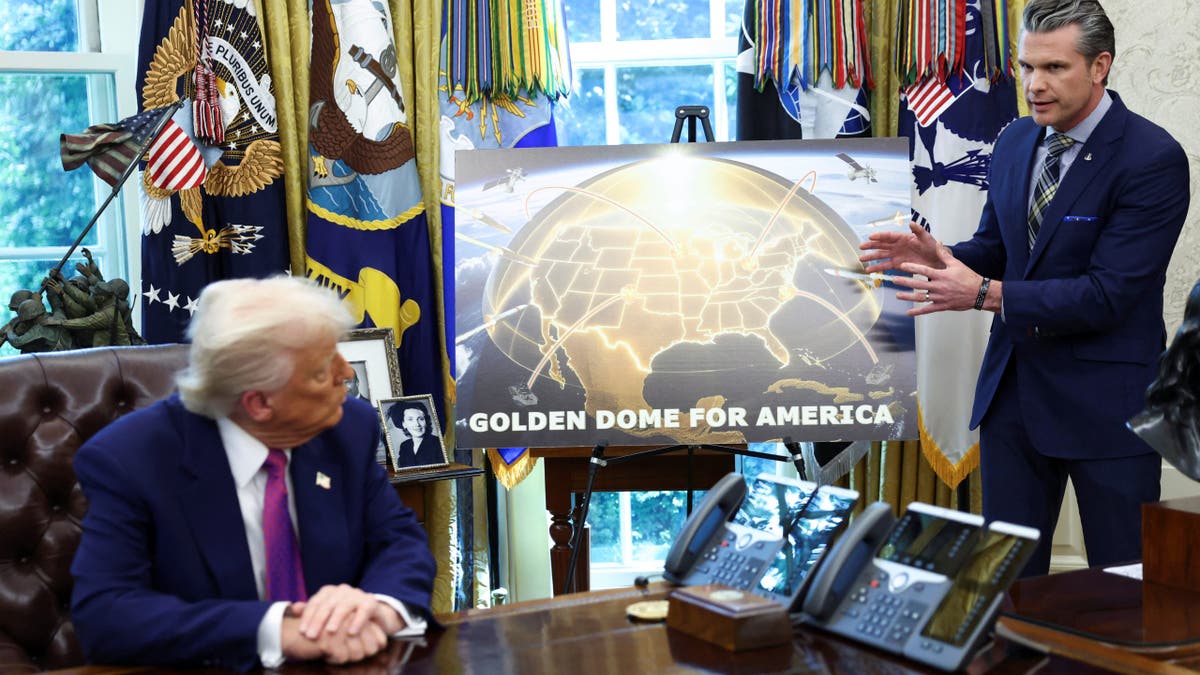 Trump and Hegseth talk Golden Dome