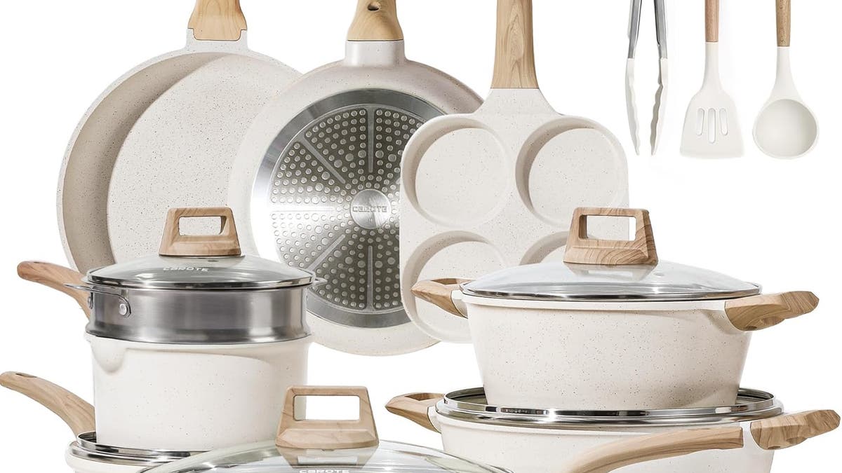 This non-stick set makes for great starter pans.