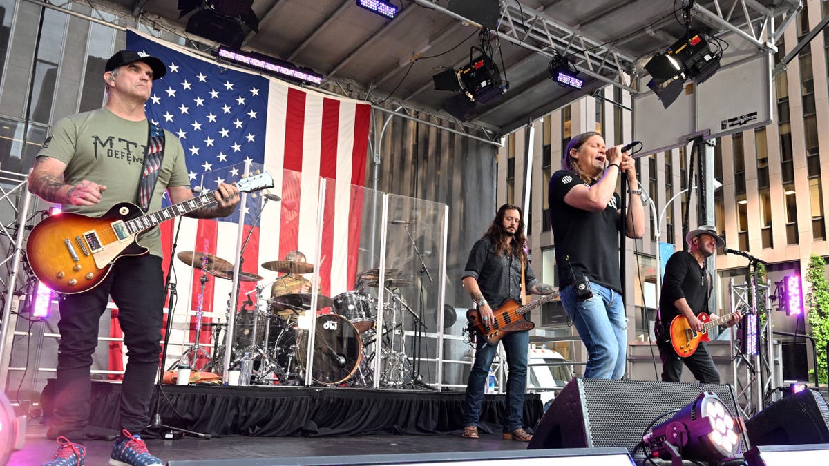 3 Doors Down performing