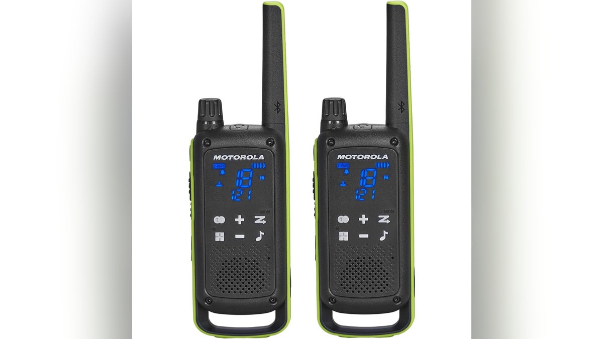 The Motorola Talkabout T800 radios offer reliable communication in remote areas and ensure clear connectivity.