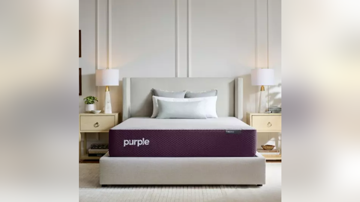 Purple's grid is cooling and supportive. 