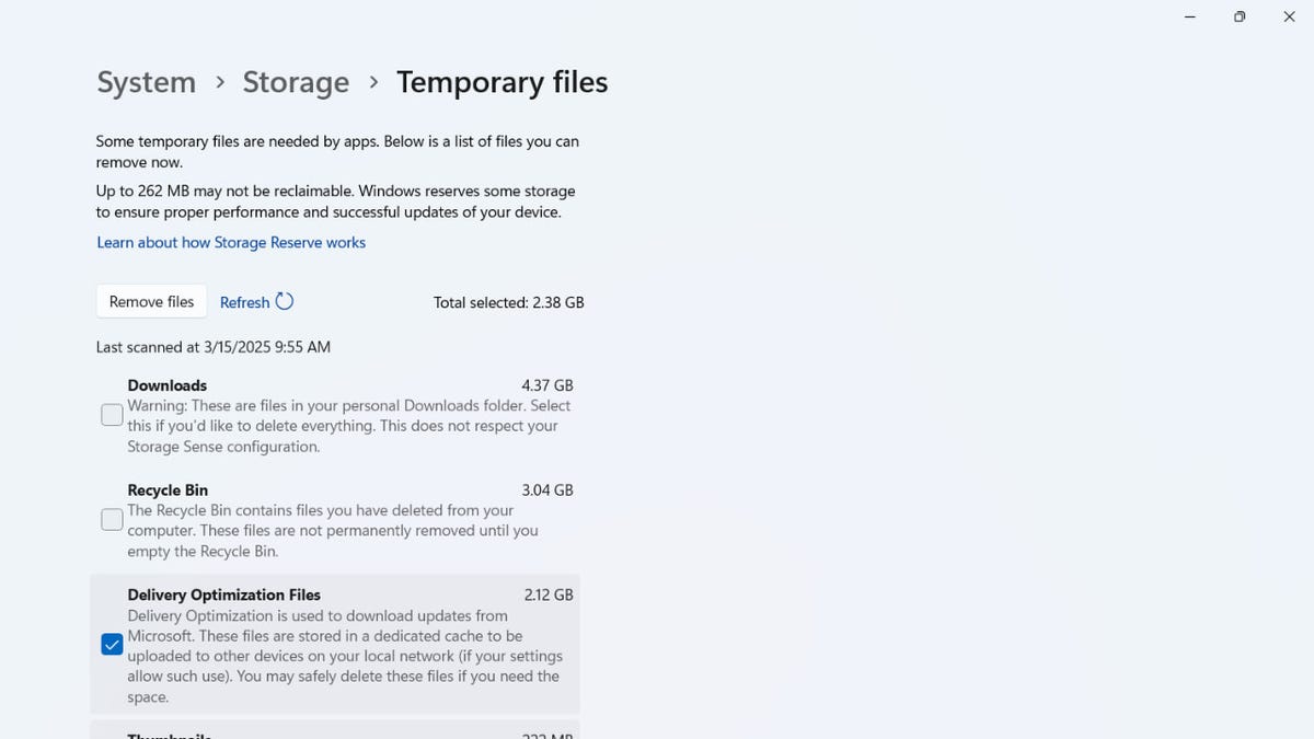 free up pc space 6