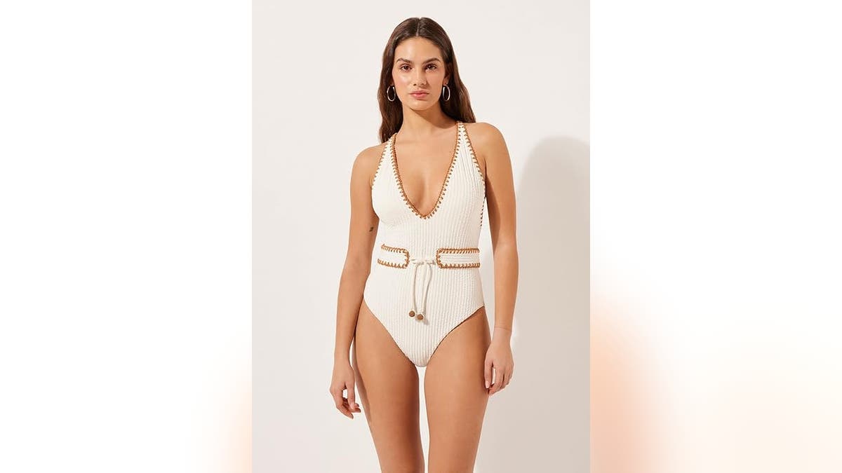 Show off your Boho style with this one-piece. 