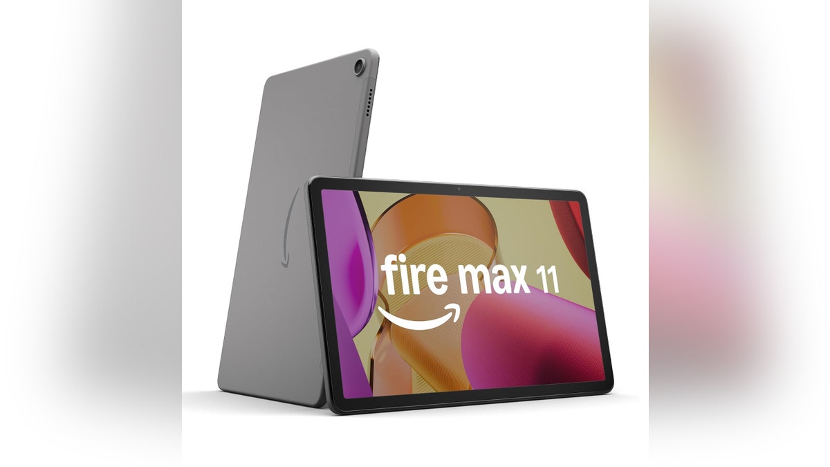 A Fire tablet is lightweight and offers a colorful, clear viewing experience. 