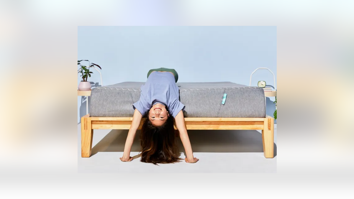This memory foam mattress has four layers of foam. 