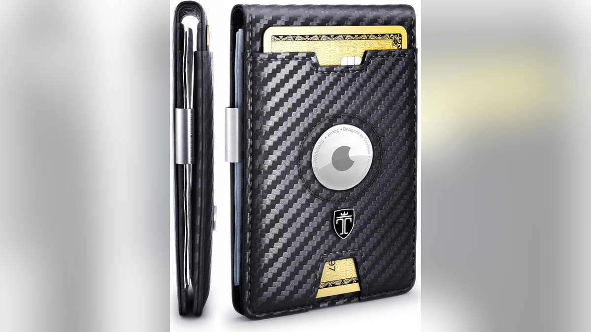 Ensure your dad never loses his wallet.?