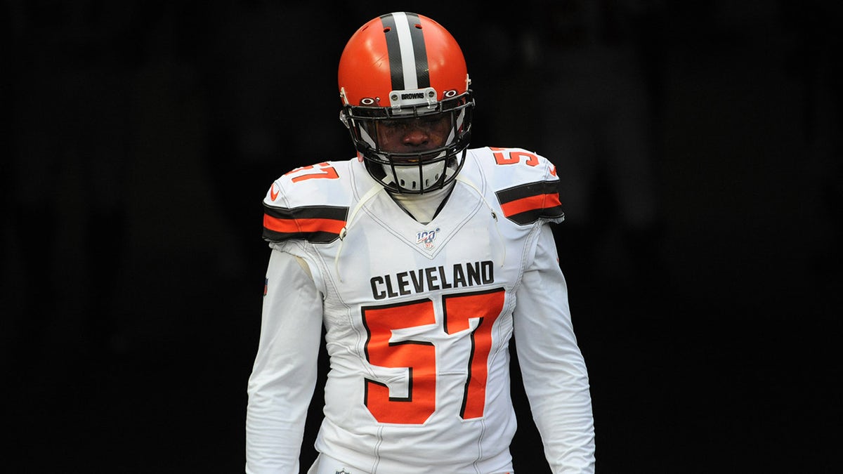 Adarius Taylor with the Browns