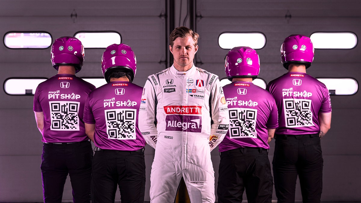 Marcus Ericsson with Allegra