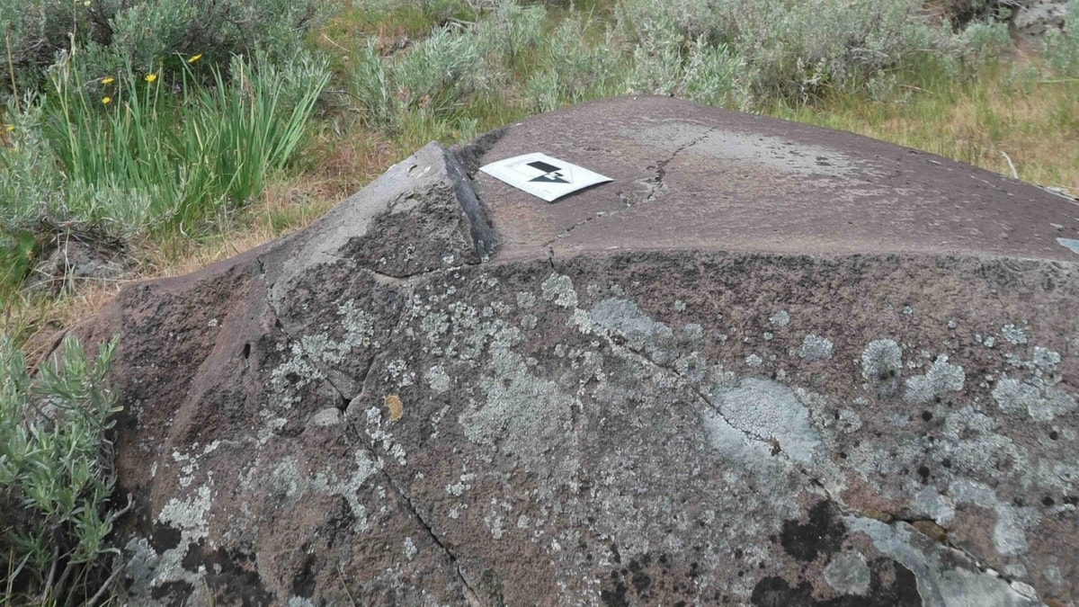 Stone in field