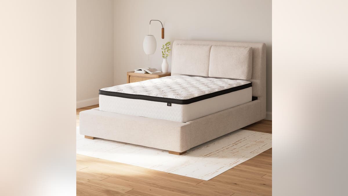 It features gel memory foam for pressure relief and cooling.