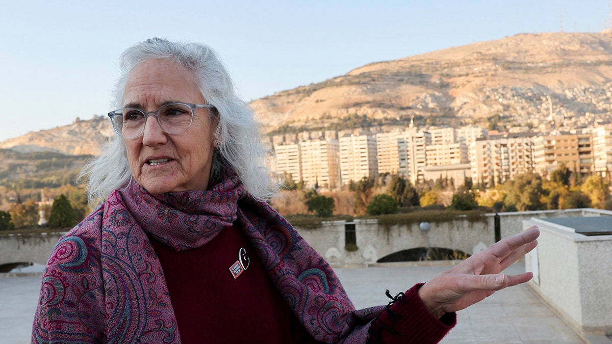 Debra Tice, mother of journalist Austin Tice, speaks after an interview with Reuters in Damascus