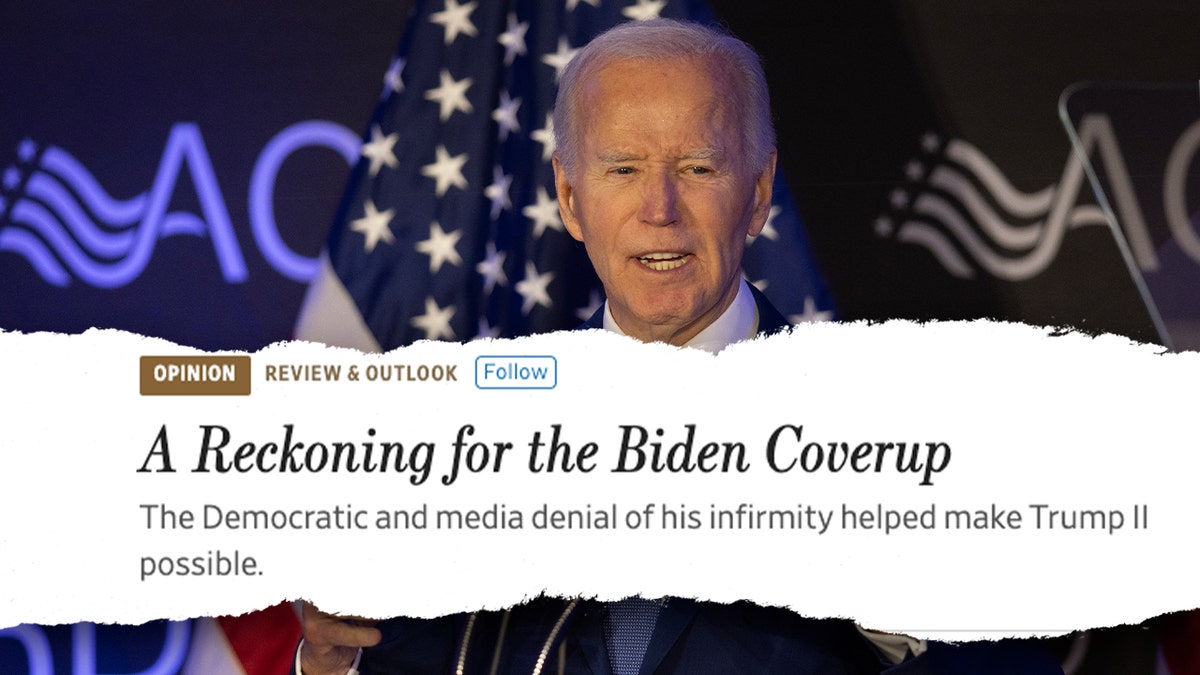 WSJ headline and Joe Biden