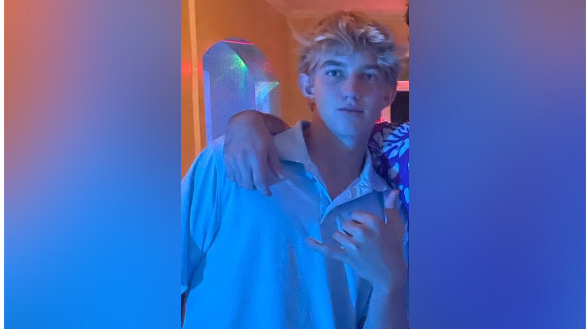 Braun is seen with friends