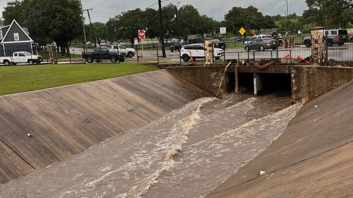 Flooding in Brenham, Texas