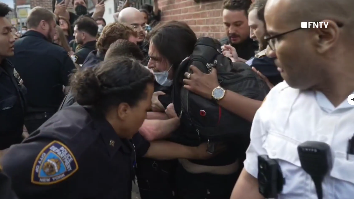 Man being tased