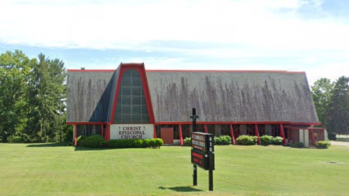 The outside of Christ Episcopal Church in Toms River, New Jersey