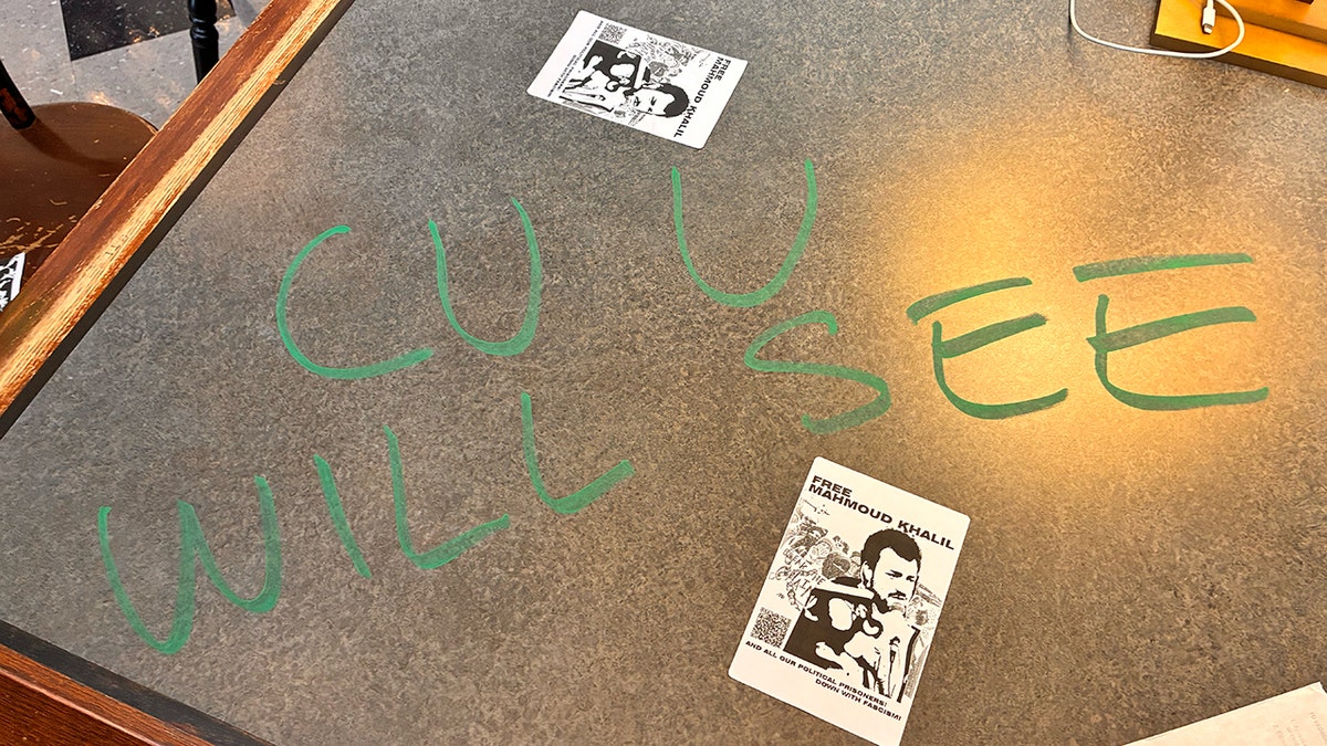 Pro-Hamas slogans scrawled on property of Columbia University