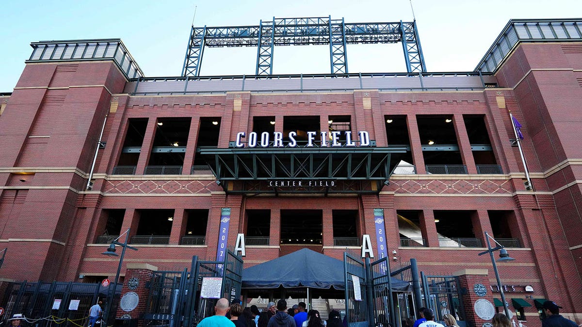 First base entrance to Coors Field