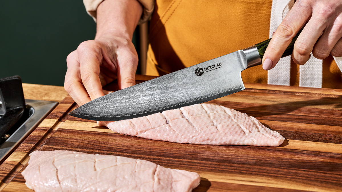 A walnut cutting board is scratch-resistant and won't absorb food aromas. 