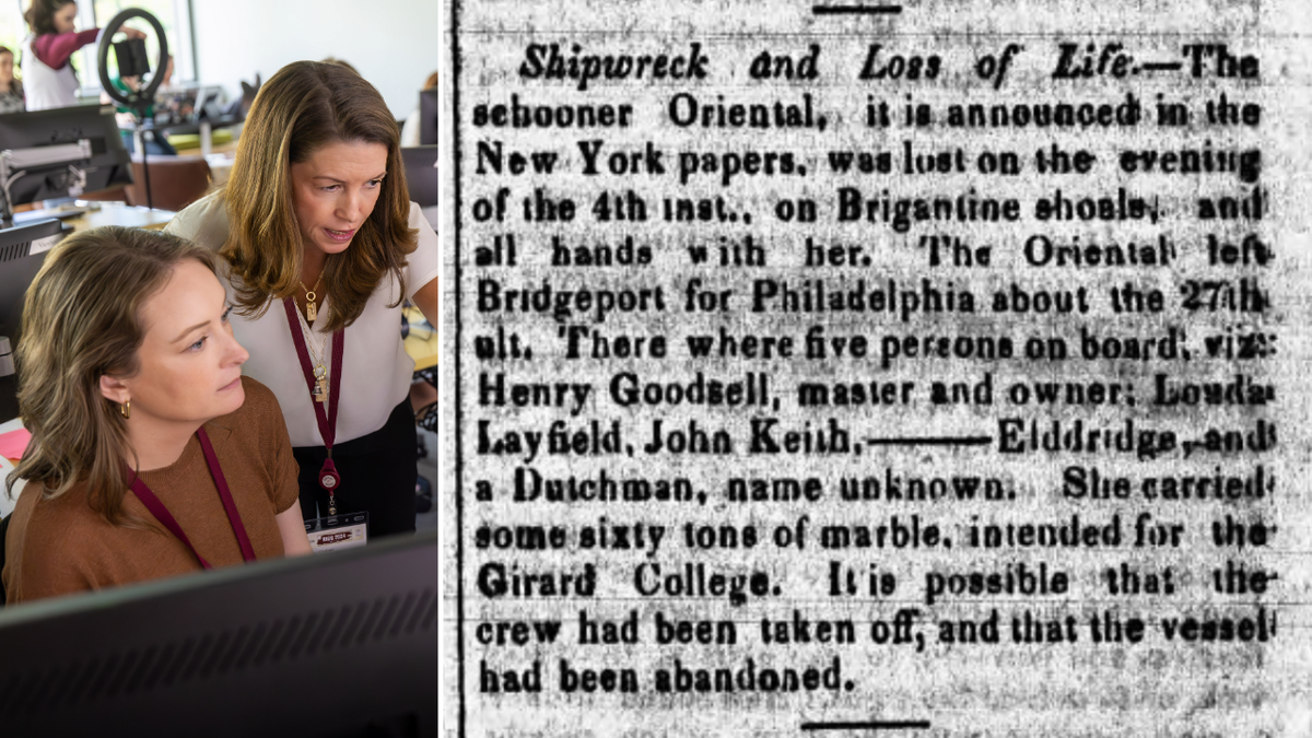 Ramapo College students solve 179-year-old mystery of Jersey Shore bones Split image of ramapo students, old newspaper