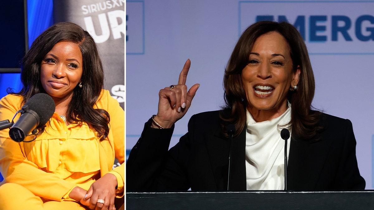 Rep. Crockett and Kamala Harris